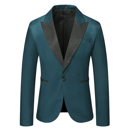Herren Blazer Elegant Smoking Anzug Modern Schwarz - BerlinGlamour