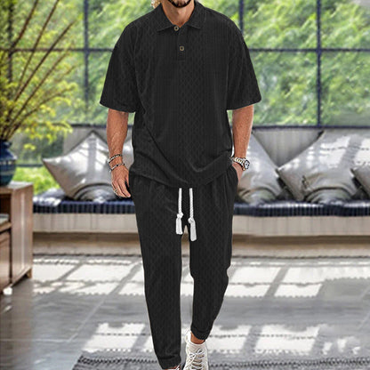 Herren Freizeitanzug Set Modern Bequem Elastisch