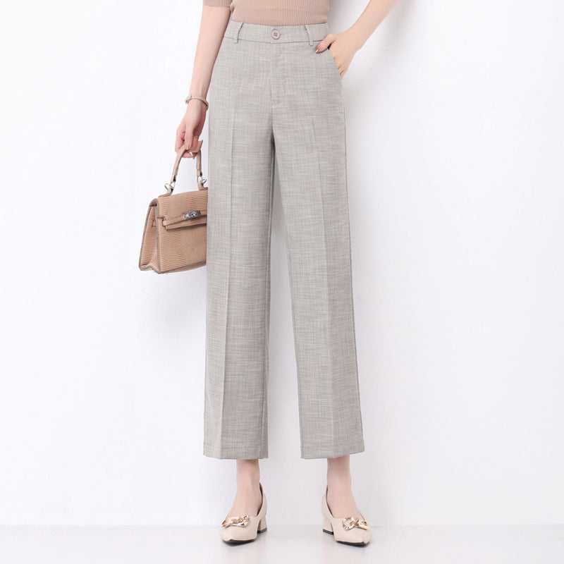 Damen Pantoletten High Waist Weite Bequem - BerlinGlamour
