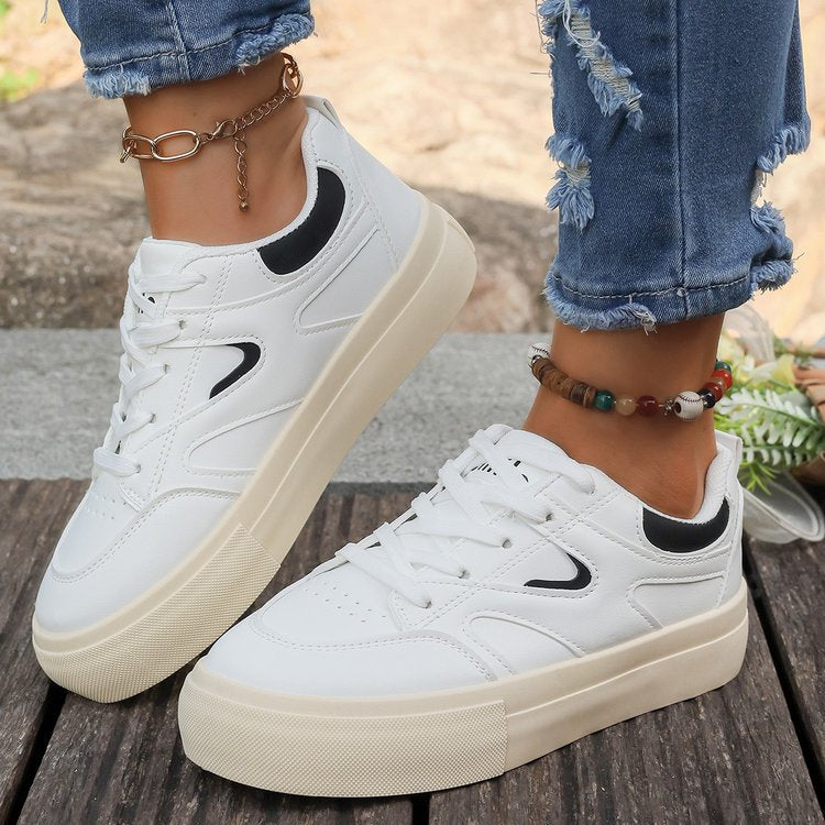Damen Sneaker Plateau Komfortschuhe Modisch Höhe - BerlinGlamour