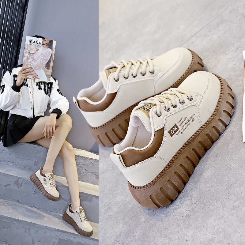 Damen Sneaker Plattformschuhe Modisch Hoch mit Dämpfung - BerlinGlamour