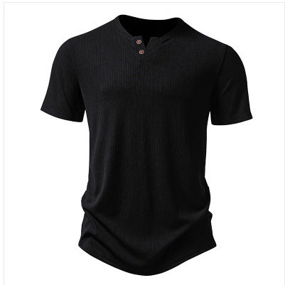 Herren Kurzarm-Shirt aus Strickstoff Modern Berlin