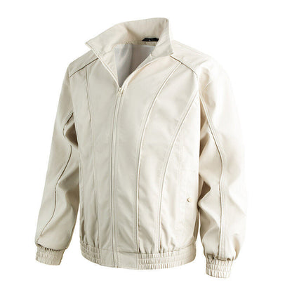 Herren Freizeitjacke Mit Hochschließendem Kragen Elastisch Berlin Style