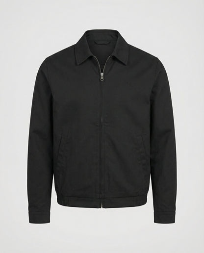 Herren Steppjacke Grau Kurz British Style Polsterung