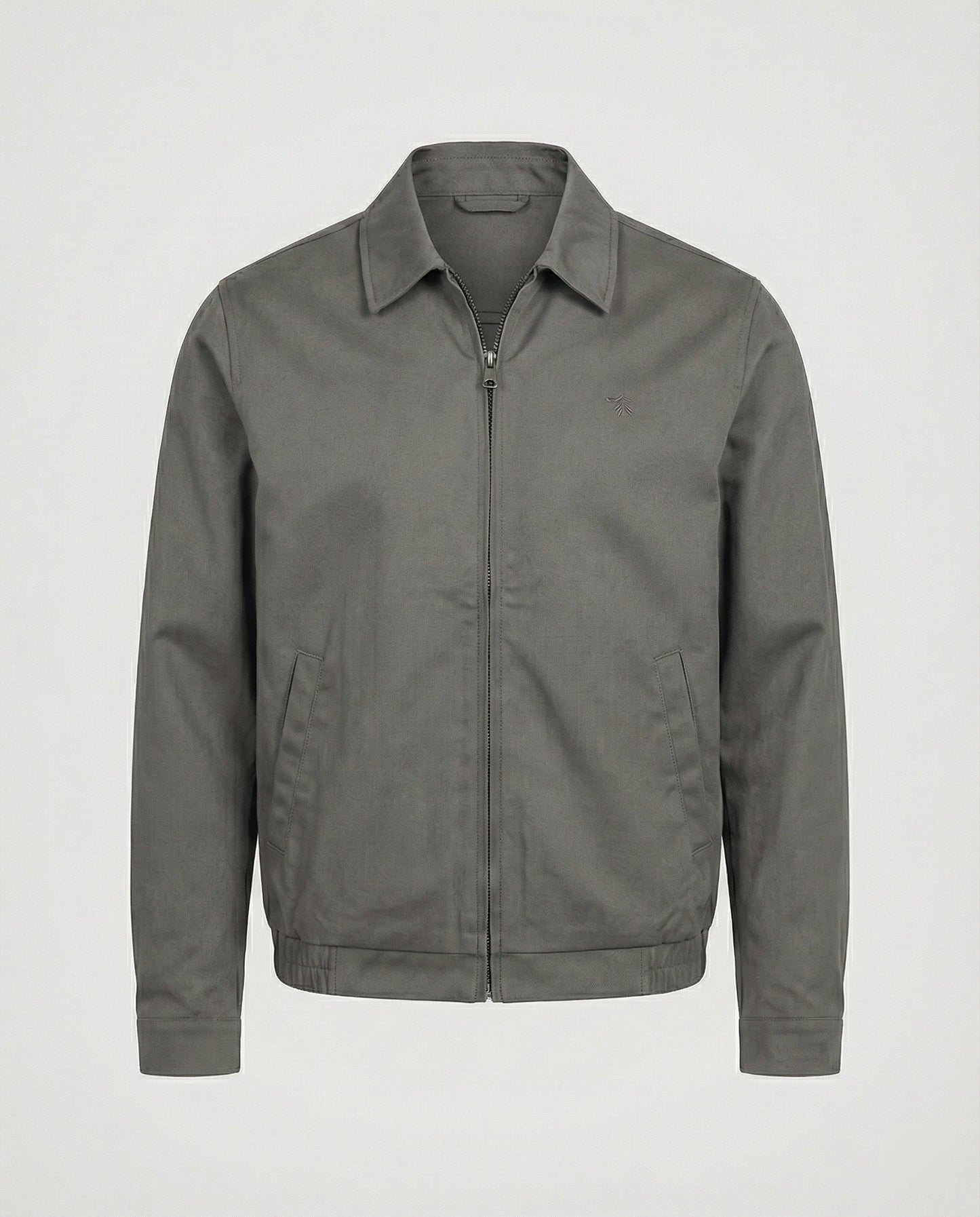 Herren Steppjacke Grau Kurz British Style Polsterung