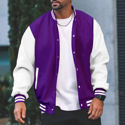 Herren Sportjacke Casual College Style