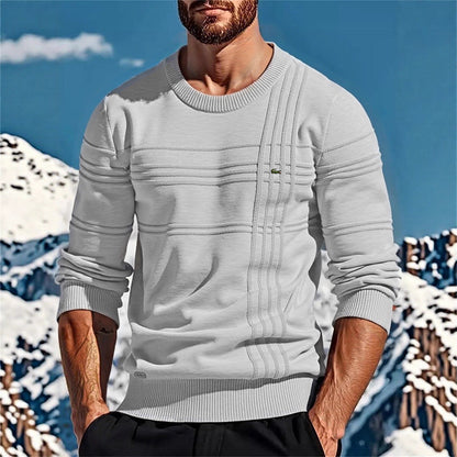 Herren Strickpullover Modern mit Textildetails und Einzigartigem Design