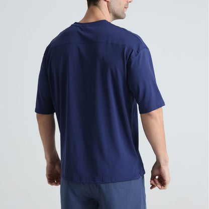 Herren T-Shirt Bequem Loose Fit aus Baumwolle