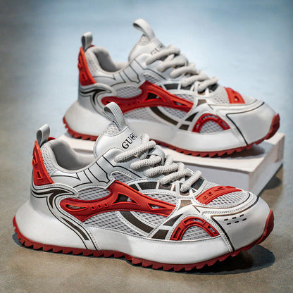 Damen Sneaker Sportlich Stoßdämpfend Futuristisch Design