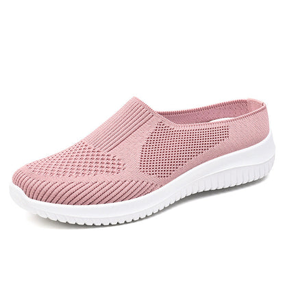 Damen Freizeitschuhe Bequem Atmungsaktiv Slip-On Sneaker