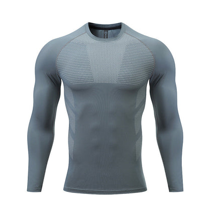 Herren Sportshirt Langarm Kompressionsshirt Funktionales