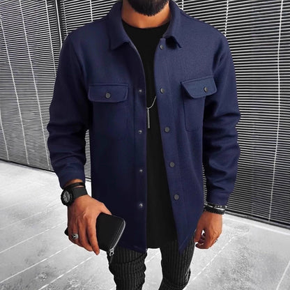 Herren Hemdjacke Modern Designer Style