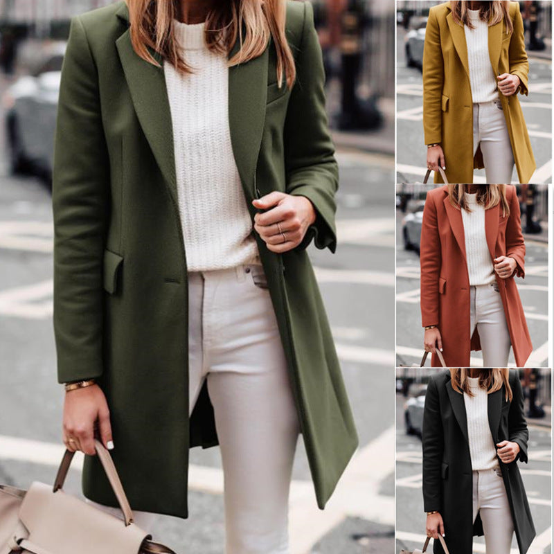 Eleganter Damen Langblazer Modern