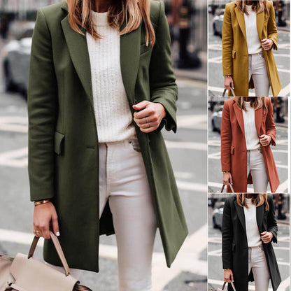 Eleganter Damen Langblazer Modern