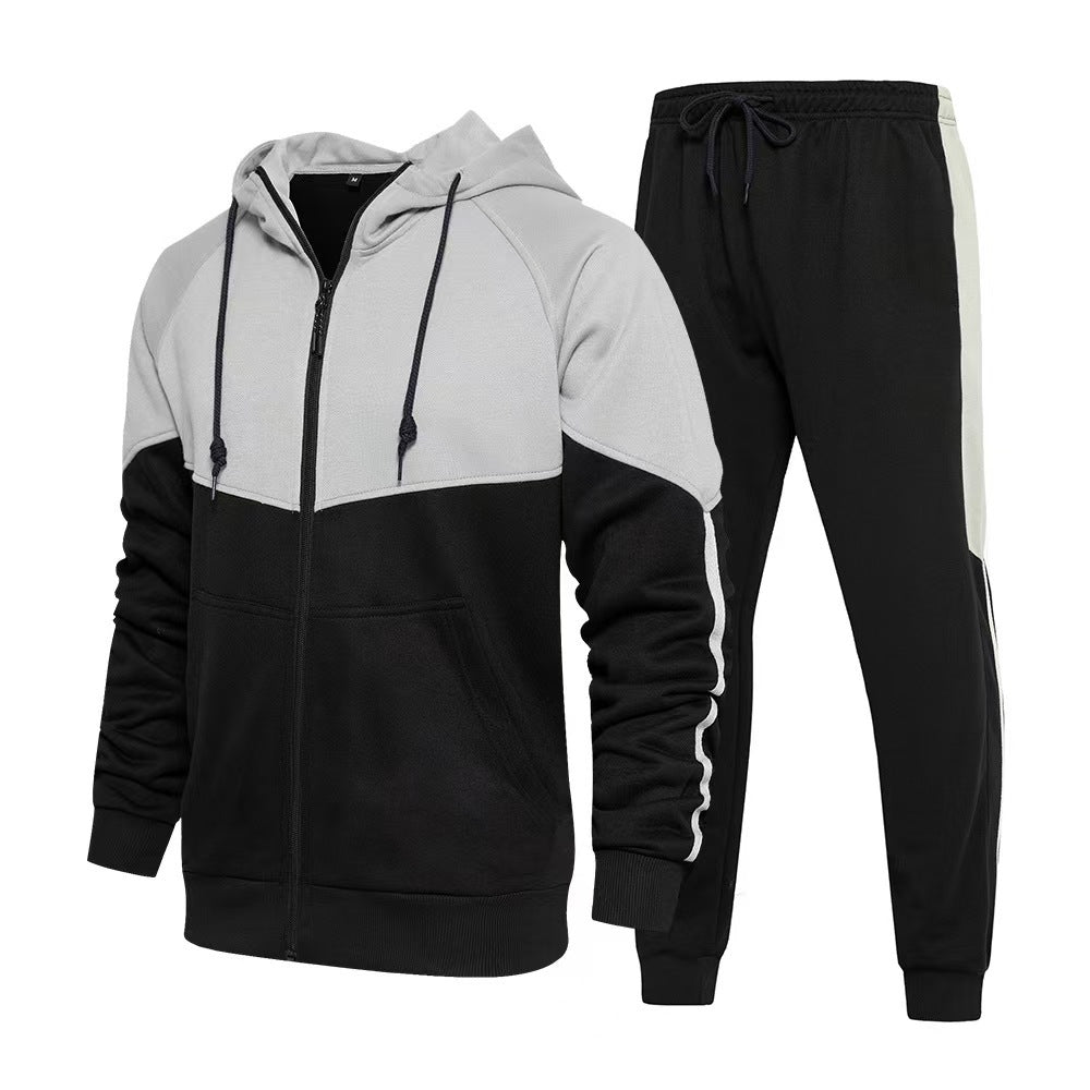 Herren Fleece Jogginganzug Sportlich Bequem