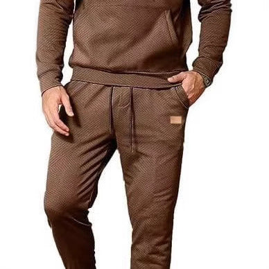 Herren Sportanzug Modern mit Struktur Optik und Funktionsdetails