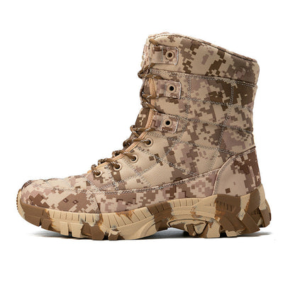 Herren Militärstiefel Rutschfest Strapazierfähig Outdoor