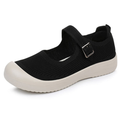 Damen Sportschuhe Slip-On atmungsaktiv mit verstellbarem Riemen