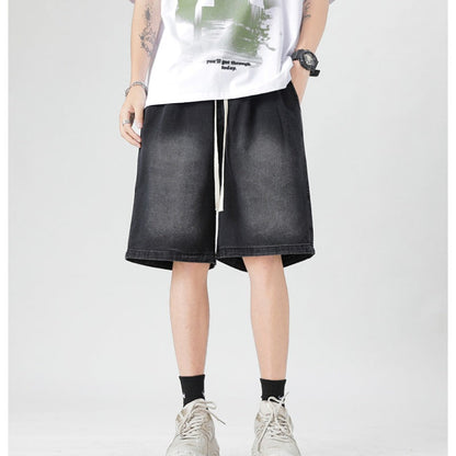 Herren Denim Shorts Lässig mit Seitentaschen Sommer - BerlinGlamour