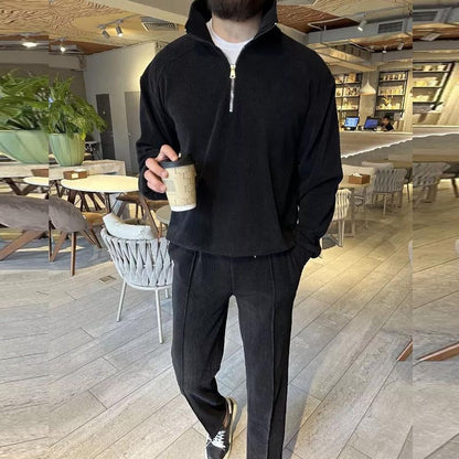 Modischer Herren Sportanzug Jogginghose Pullover Set