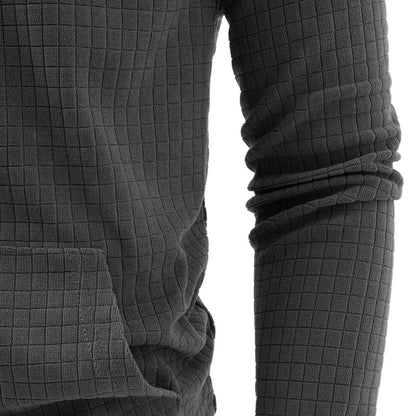 Herren Kapuzenjacke Lockere Fit Strukturiert Urban