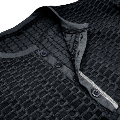 Herren Langarmshirt Mit Struktur Optik Trendig Modern