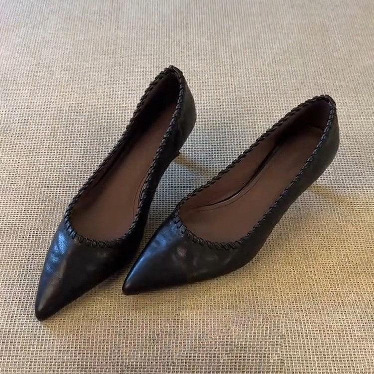 Damen Pumps Stilvoll Spitze Riemen Schuhe Elegant