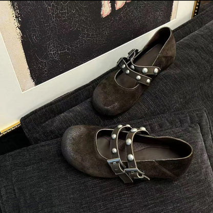 Damen Mokassins Bequem Schnalle Schuhe Frauen Schuhe Komfort