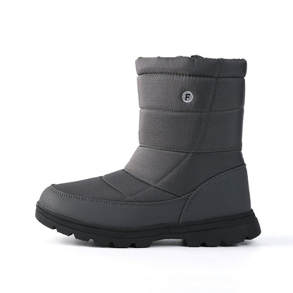 Damen Winterstiefel Isoliert Rutschfest Schnellverschluss