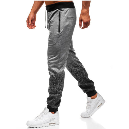 Herren Fitnesshose Atmungsaktiv Reißverschluss Seiten