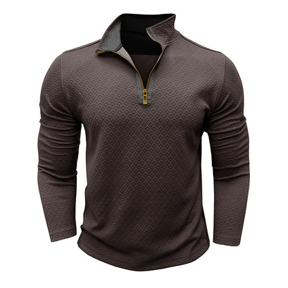 Herren Pullover Stehkragen Funktionsshirt Hochwertig