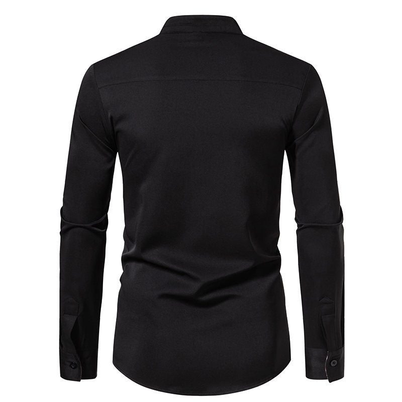 Herren Hemd Langarm Kariert Modern Berlin Style