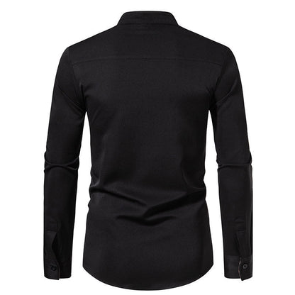 Herren Hemd Langarm Kariert Modern Berlin Style