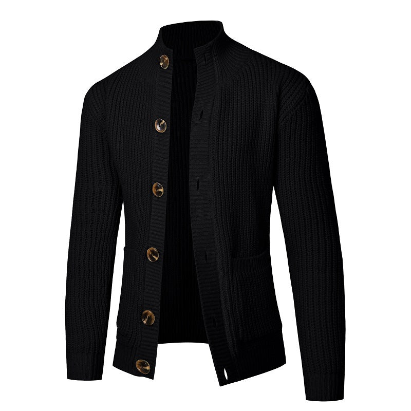 Herren Strickjacke Komfortabel Knopfverschluss Modern