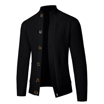 Herren Strickjacke Komfortabel Knopfverschluss Modern