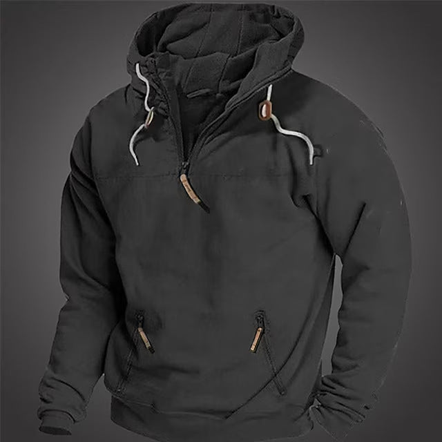 Herren Fleece-Pullover Sportlich Vielseitig Warm