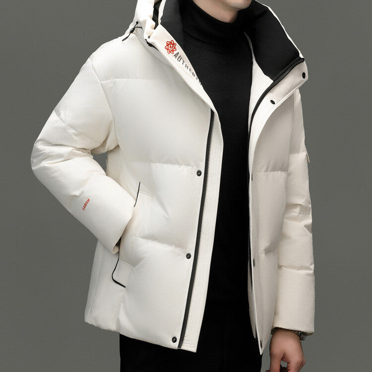 Herren Winterjacke Warm Isoliert Wattierte Parka