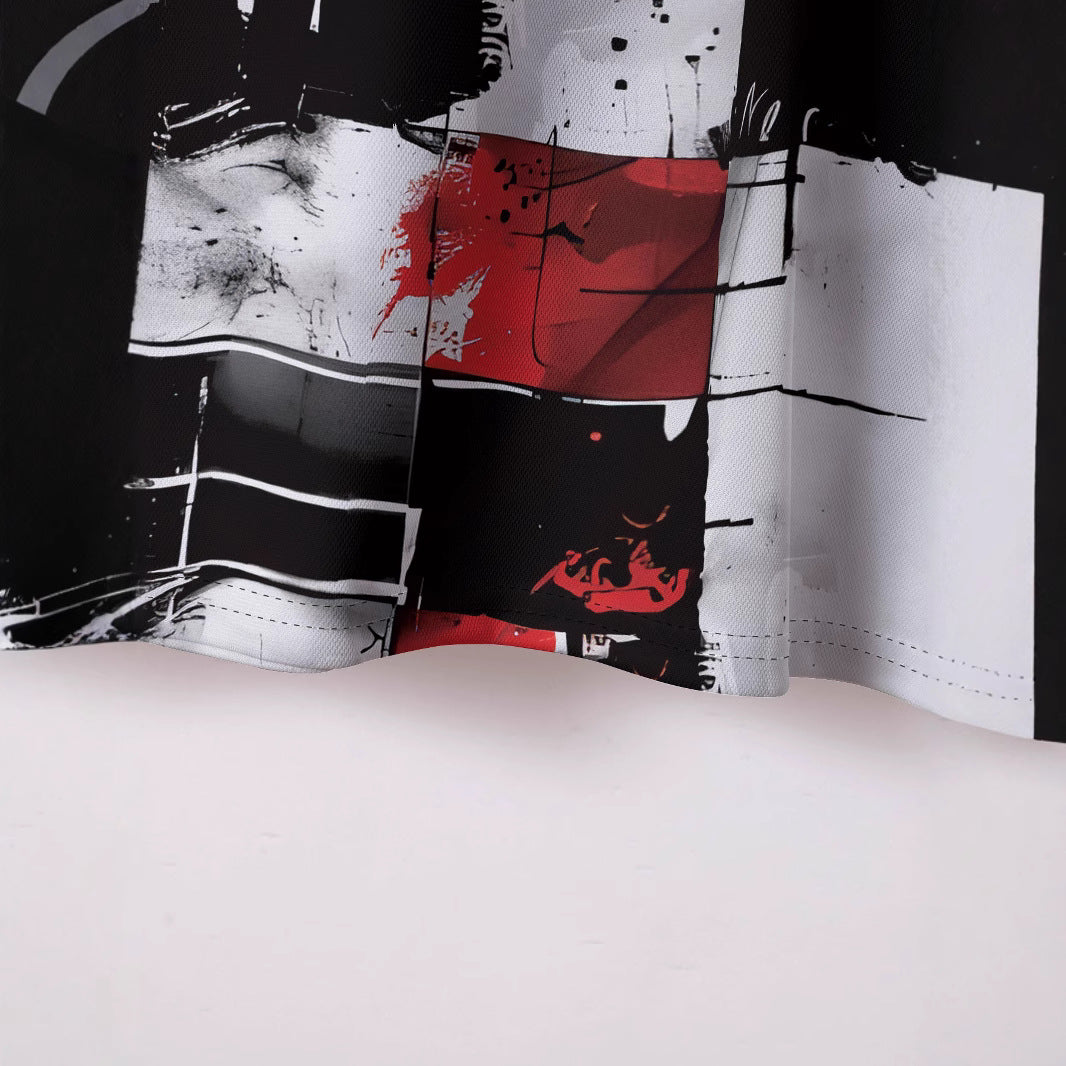 Herren Poloshirt Modern Grafik Design Berlin Style
