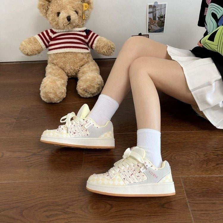 Damen Sneaker Sportlich Chic Mode Schuhe