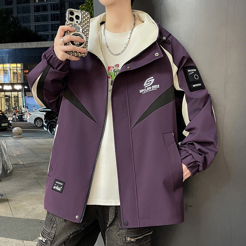 Unisex Übergangsjacke Modern mit Taschen Urban Style