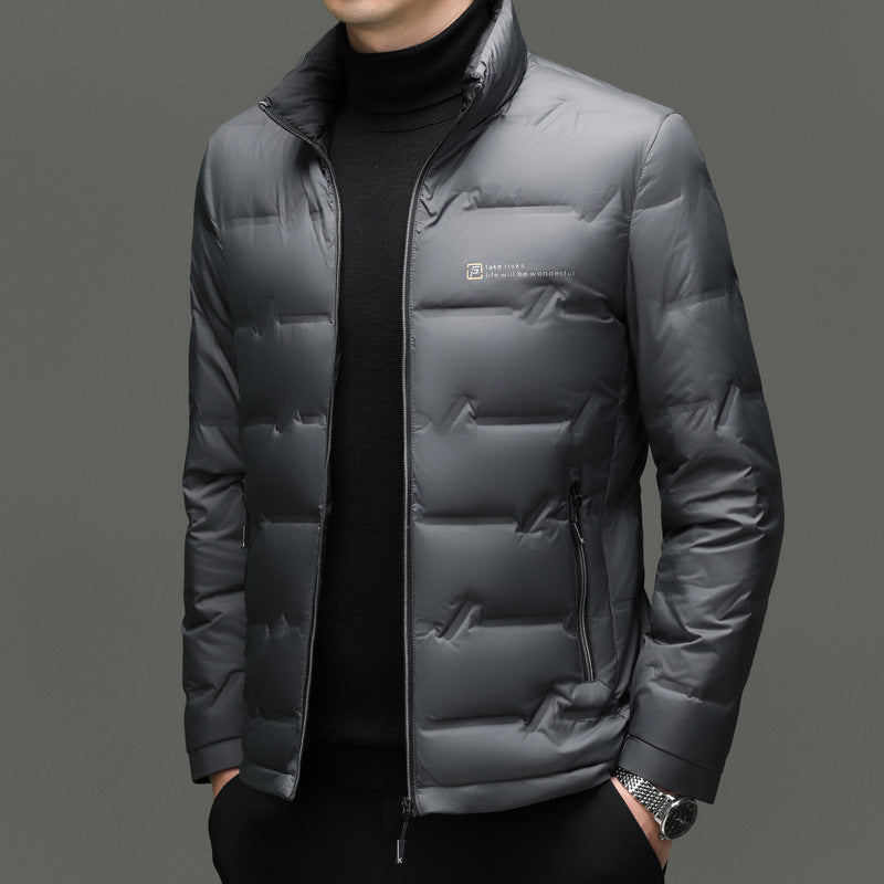 Herren Daunenjacke Warm Leicht Wasserdicht