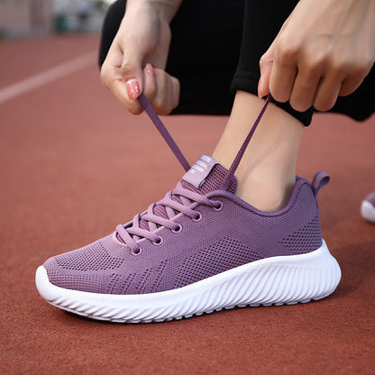 Damen Sneaker Atmungsaktiv Freizeitschuhe Mesh Bequem