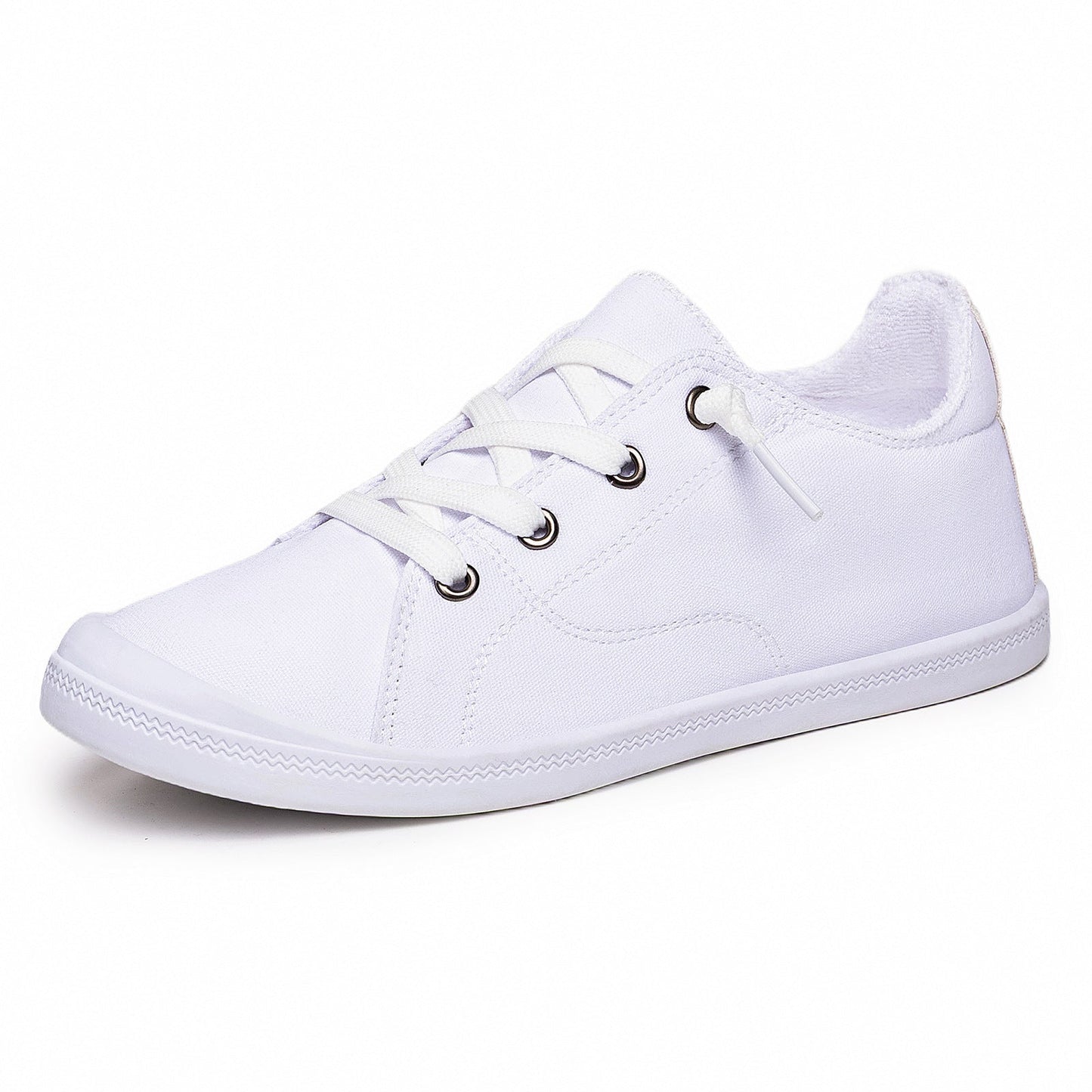 Damen Sneaker Bequem Canvas Atmungsaktiv