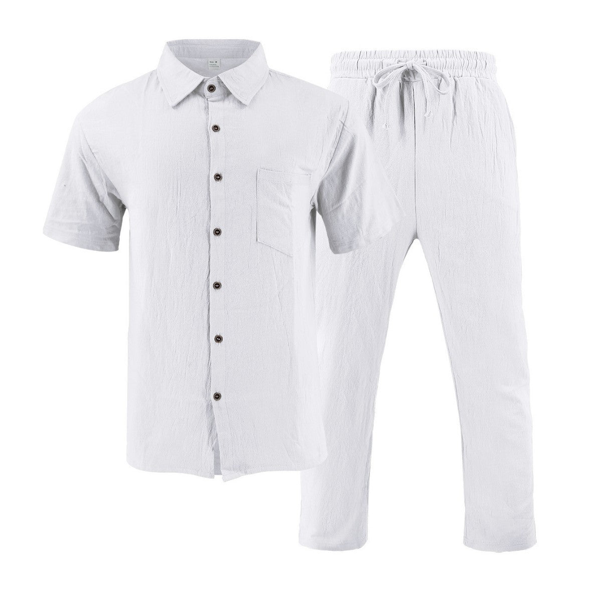 Herren Sommer Set Modern Hemd Bequeme Hosen