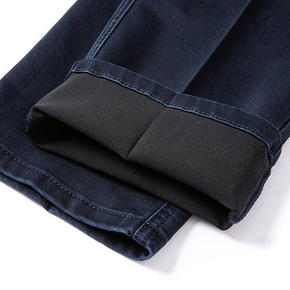 Herren Jeans Slim Fit Dark Wash Modern