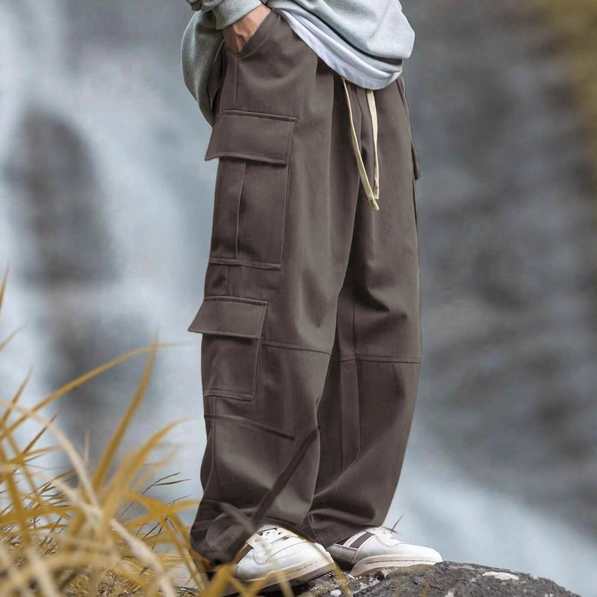 Herren Cargo-Hosen Bequem mit Seitentaschen und Relaxed-Fit - BerlinGlamour
