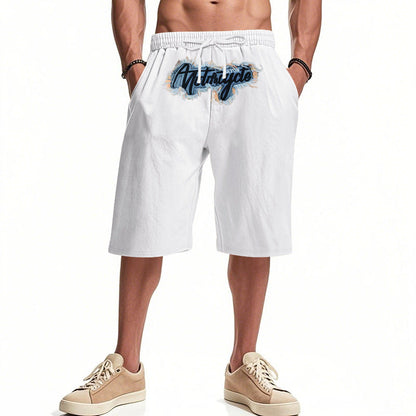 Herren Shorts Bequem Komfort Shorts mit Kordelzug und Seitentaschen