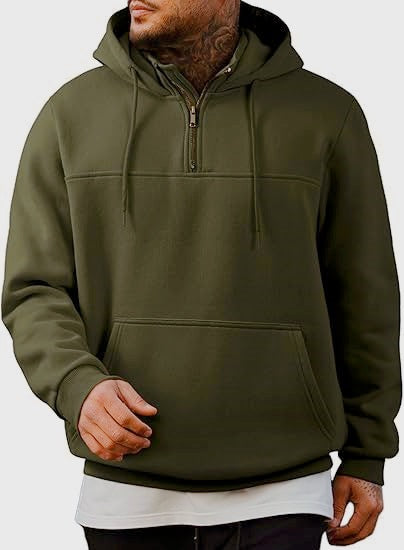 Herren Pullover Kapuzenpullover Modern mit Kängurutasche
