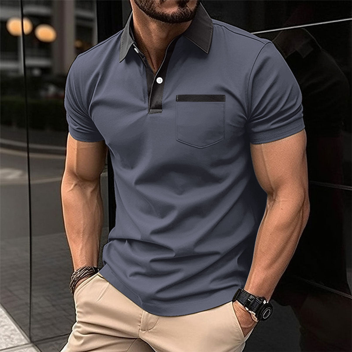 Herren Polo-Shirt Modern Slimfit Berlin