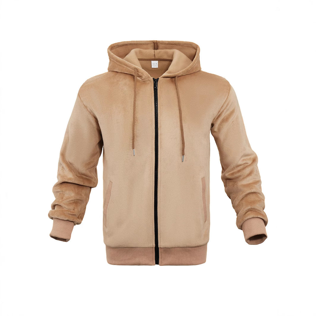 Herren Sportjacke Kapuzenjacke Atmungsaktiv Mesh - BerlinGlamour